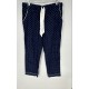 York & Co Womens Blue Cotton Polka Dot Sleepwear Pajama Pants Size Medium