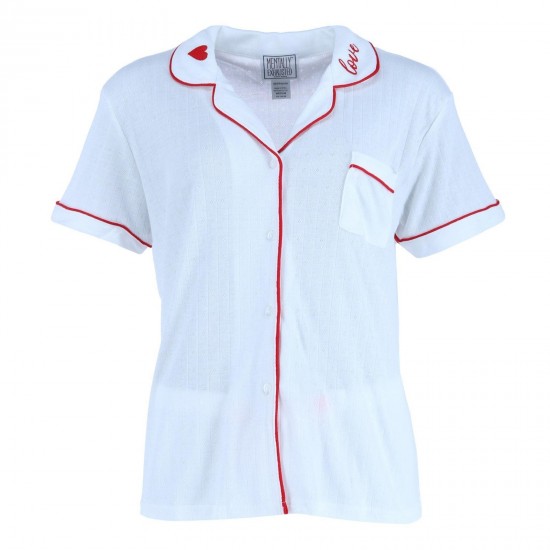 Women's Pointelle Short Sleeve Pajama Set
