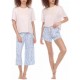 Conjunto de Pajamas Capri súper suave para Women talla 3X $65 H380