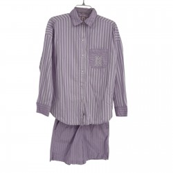Shortie Pajama Set Size XS Striped 2 Piece Women’s Button Up