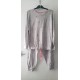 Women's Grey Pyjama Set Top & Bottoms Size 16/18