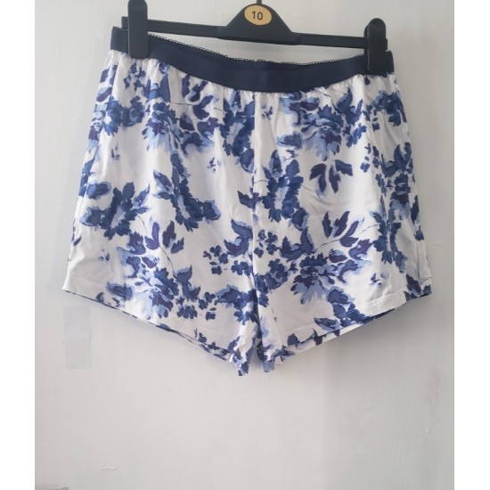 Women's Pyjama Shorts Elastic Waist Size 16
