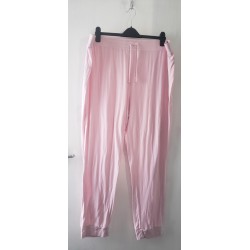 Women's Pink Pyjama Bottoms Elastic Waist Size 20/22