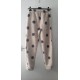 Women's Warm Fleece Pyjama Bottoms Size 8/10 Beige Mix