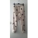 Women's Warm Fleece Pyjama Bottoms Size 8/10 Beige Mix