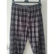Women's Black Mix Pyjama Bottoms Elastic Waist Size XL