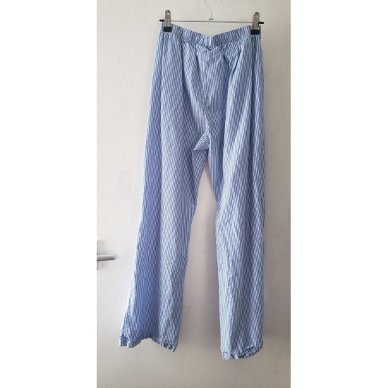 Women's Blue Stripe Pyjama Bottoms Size 2XS 4/6